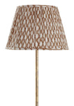 Lampshade with Cypress print in Mustard