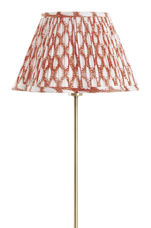 Lampshade Flower with Cypress print in Orange