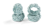 Pleated napkin rings in Turquoise