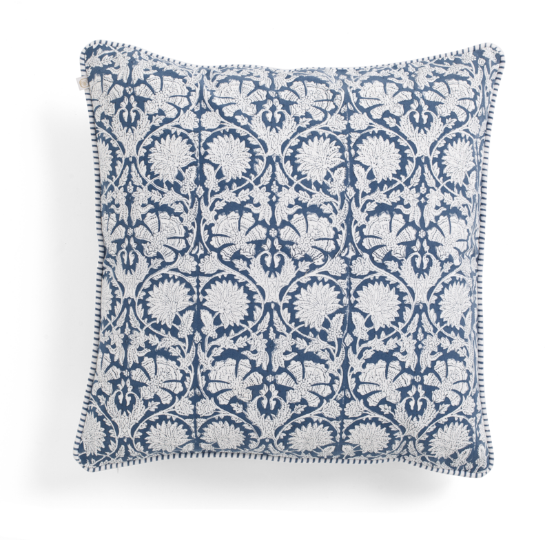 Paradise Cushion in Navy Blue