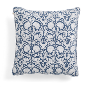 Paradise Cushion in Navy Blue