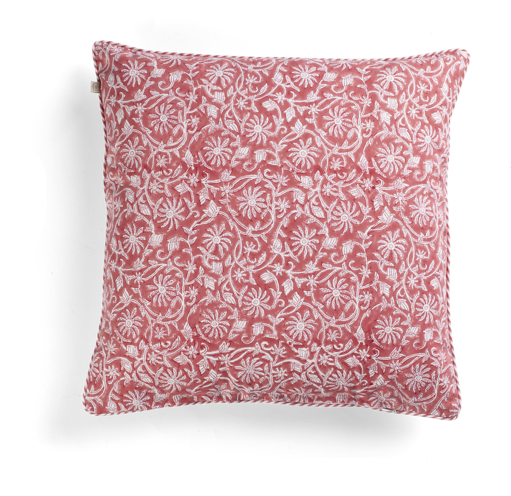 Margerita Cushion in Summer Red