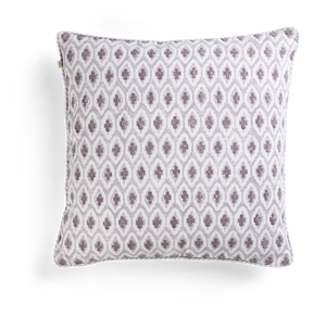 Cushion with Cross print in Lilac