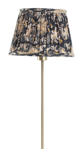 Lampshade with Oriental print in Dark Blue