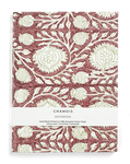 Notebook with Poppy print in Red - Medium