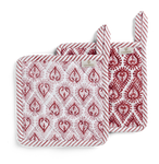 Kalini potholders in Red