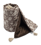 Sofa Coser with Indian Rose in Brown