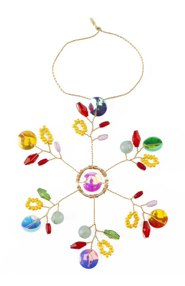 Hanging Ornament with Star in Multi Color