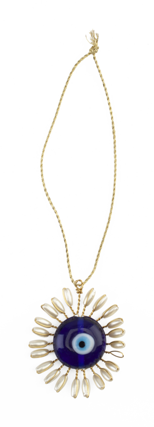 Hanging Ornament with Eye in Blue