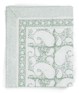 Tablecloth with Big Paisley® print in Sea Foam