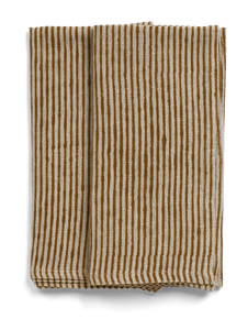 Linen napkins with Ochre stripes