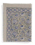 Tangier Pomegranate tablecloth in Beige & Blue