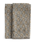 Linen Napkins with Cypress Parrot in Blue
