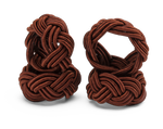 Napkin Ring with Pleated in Maroon