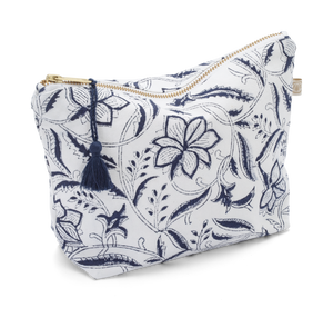 Lily toiletry bag in Navy Blue