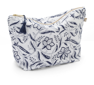 Lily toiletry bag in Navy Blue