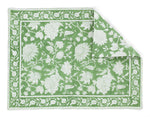 Placemat with Indian Rose print in Green Tea