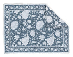 Placemat with Indian Rose print in True Navy