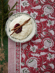 Pomegranate Tablecloth in Red