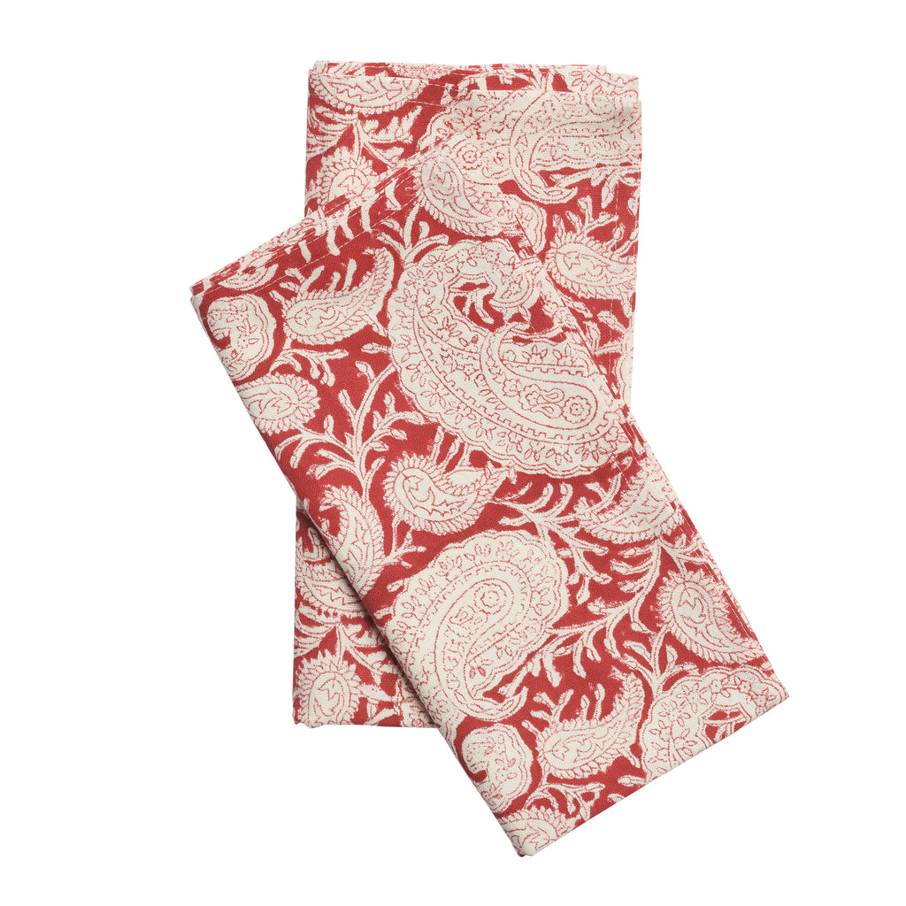 Big Paisley® Napkins in Red