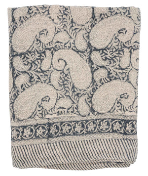 Linen tablecloth with Big Paisley® print
