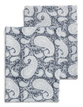 Big Paisley® kitchen towels in Sea Blue