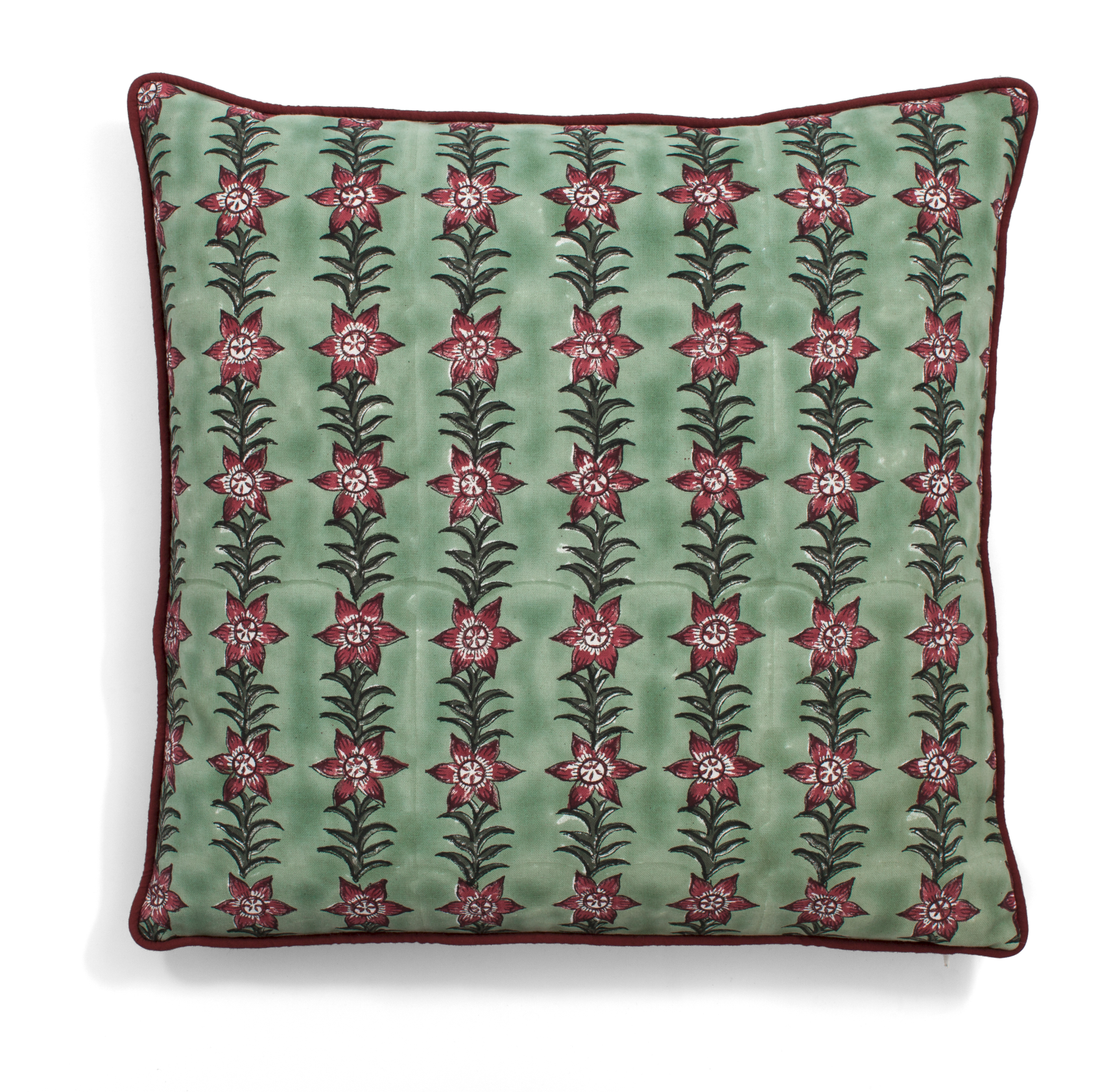 Garland cushion in Green