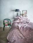 Duvet Cover with City Palace print in Fuchsia Rose