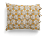 Pillowcase with City Palace print in Ochre