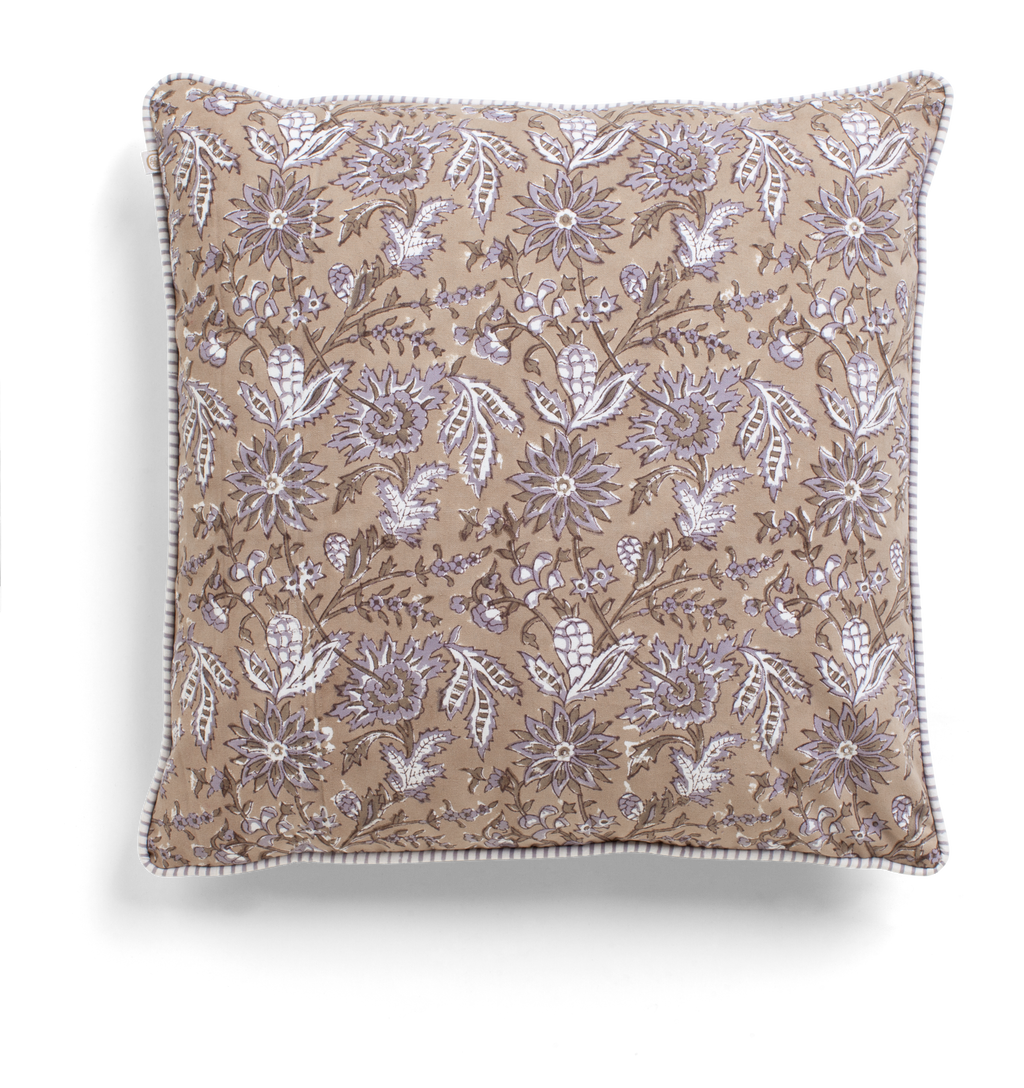 Indian Summer cushion in Beige/Lavender