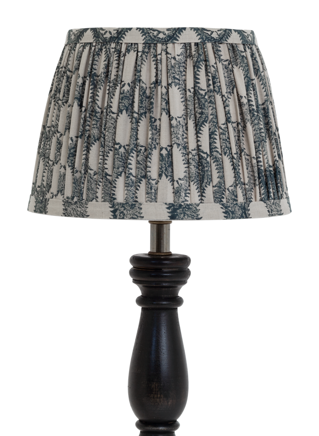 Lampshade with Cypress print in Navy Blue - Small