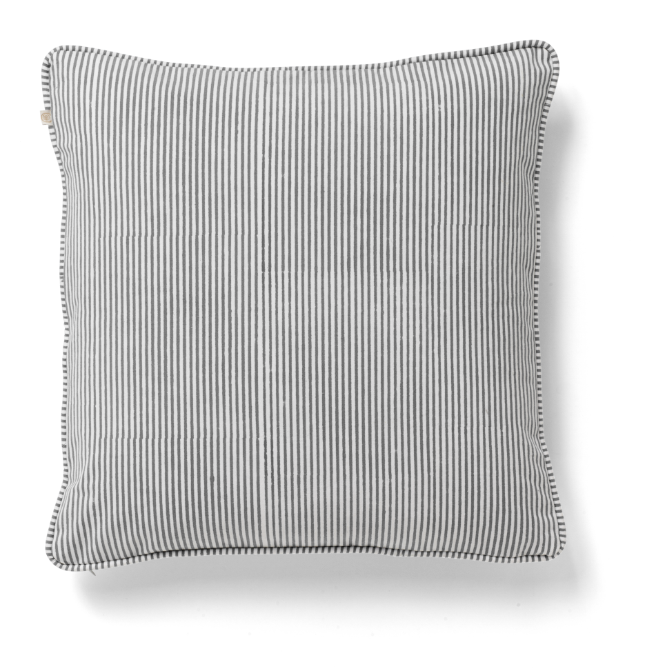 Stripe Cushion in Grey