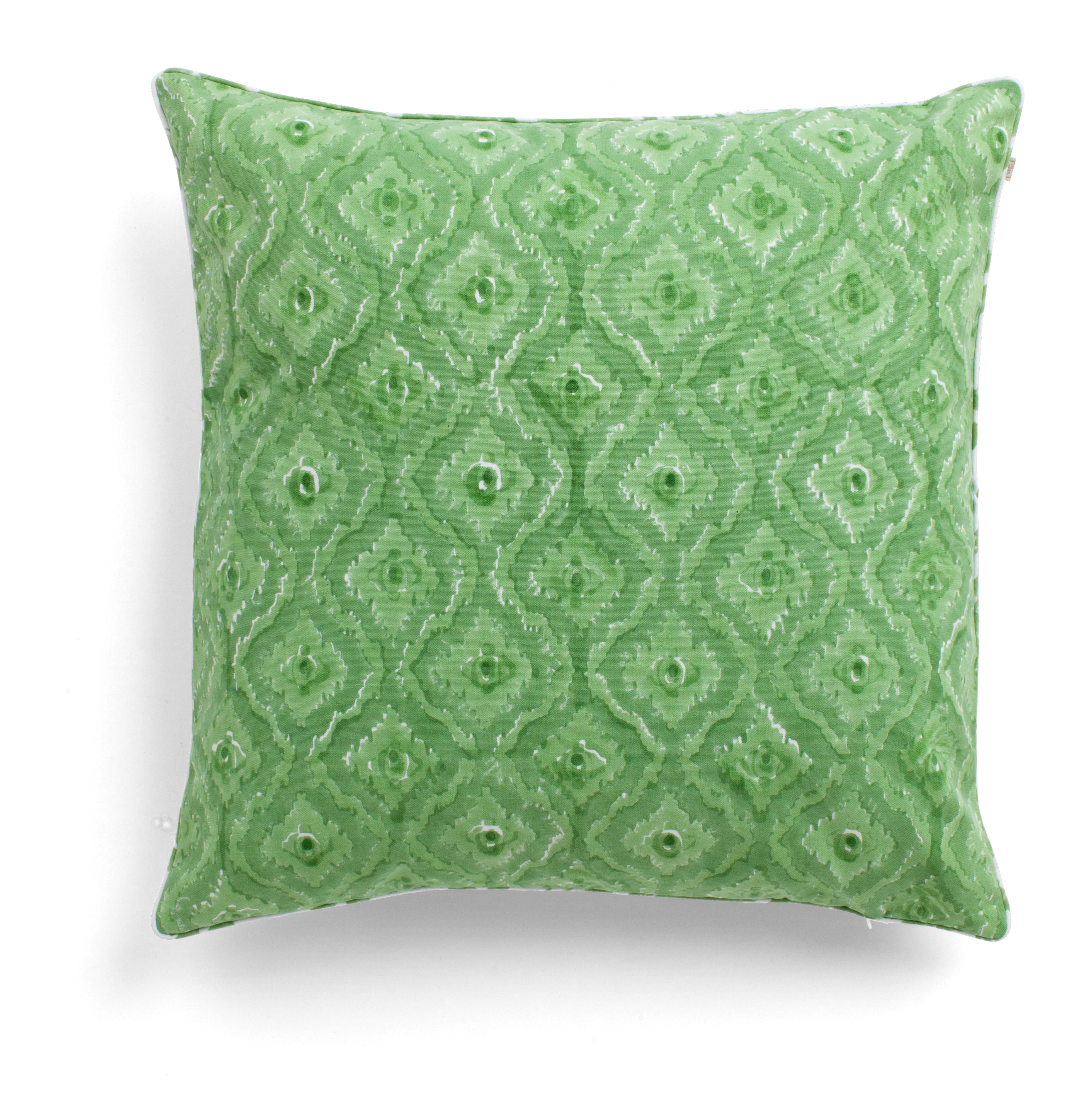 Diamond Cushion in Green