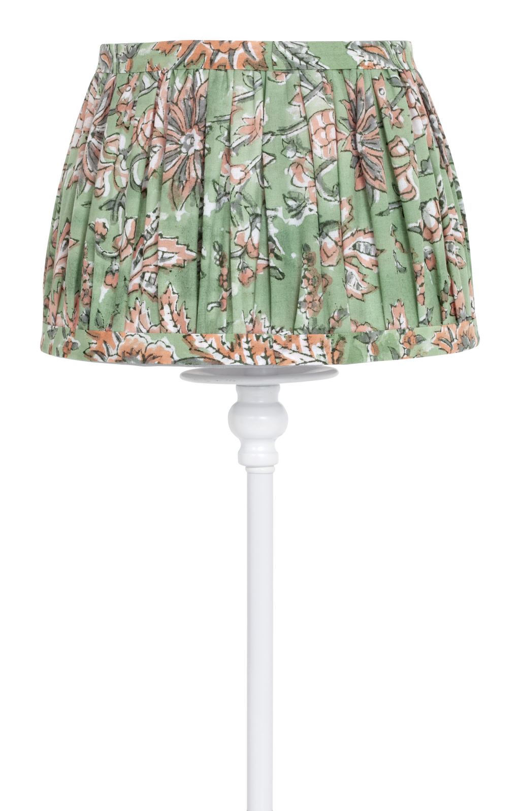 Lampshade with Indian Summer print in Green - Small