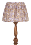 Lampshade with Indian Summer print in Beige/Lavender - Large