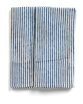Linen napkins with Navy Blue stripes