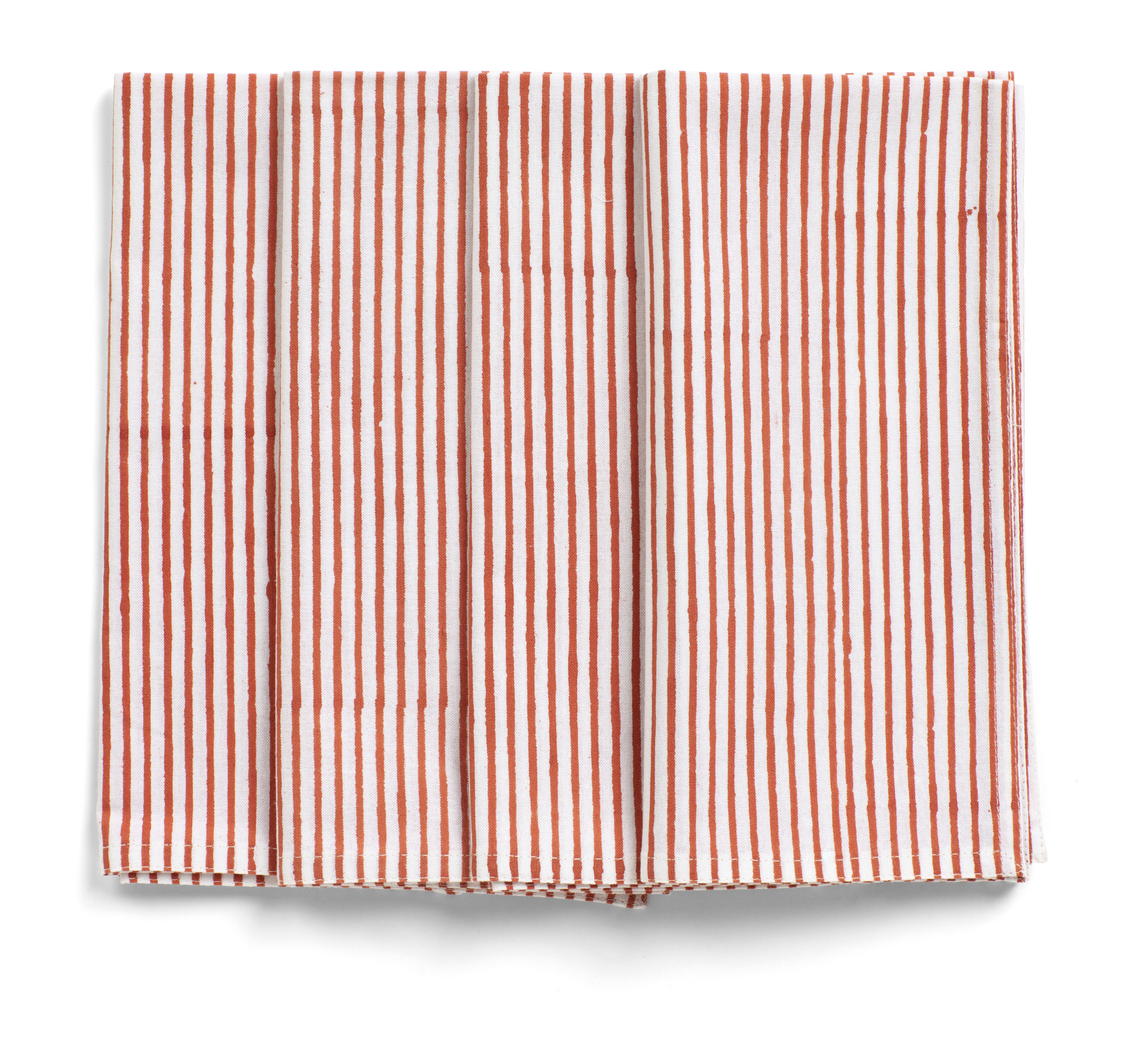 Stripe napkins in Orange
