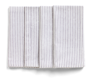 Stripe napkins in Lavender
