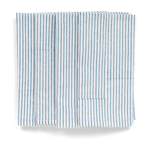 Stripe napkins in Blue