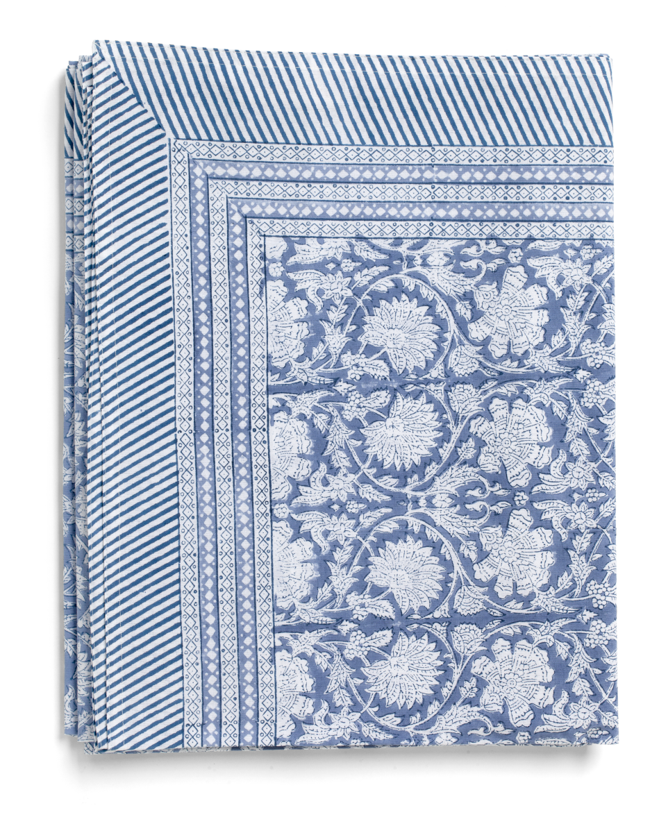 Paradise Tablecloth in Cornflower