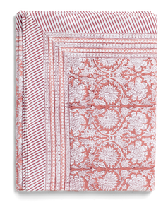 Paradise Tablecloth in Rose