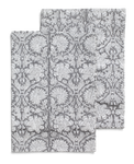 Kitchen towels with Paradise pattern in Grey