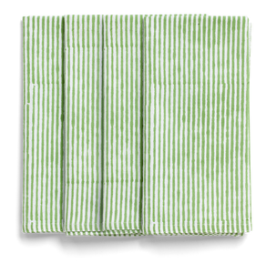 Stripe Napkins in Green