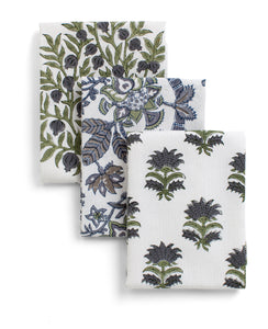 Guest towels in Sea Blue