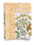 Tablecloth with Floral print in Ochre