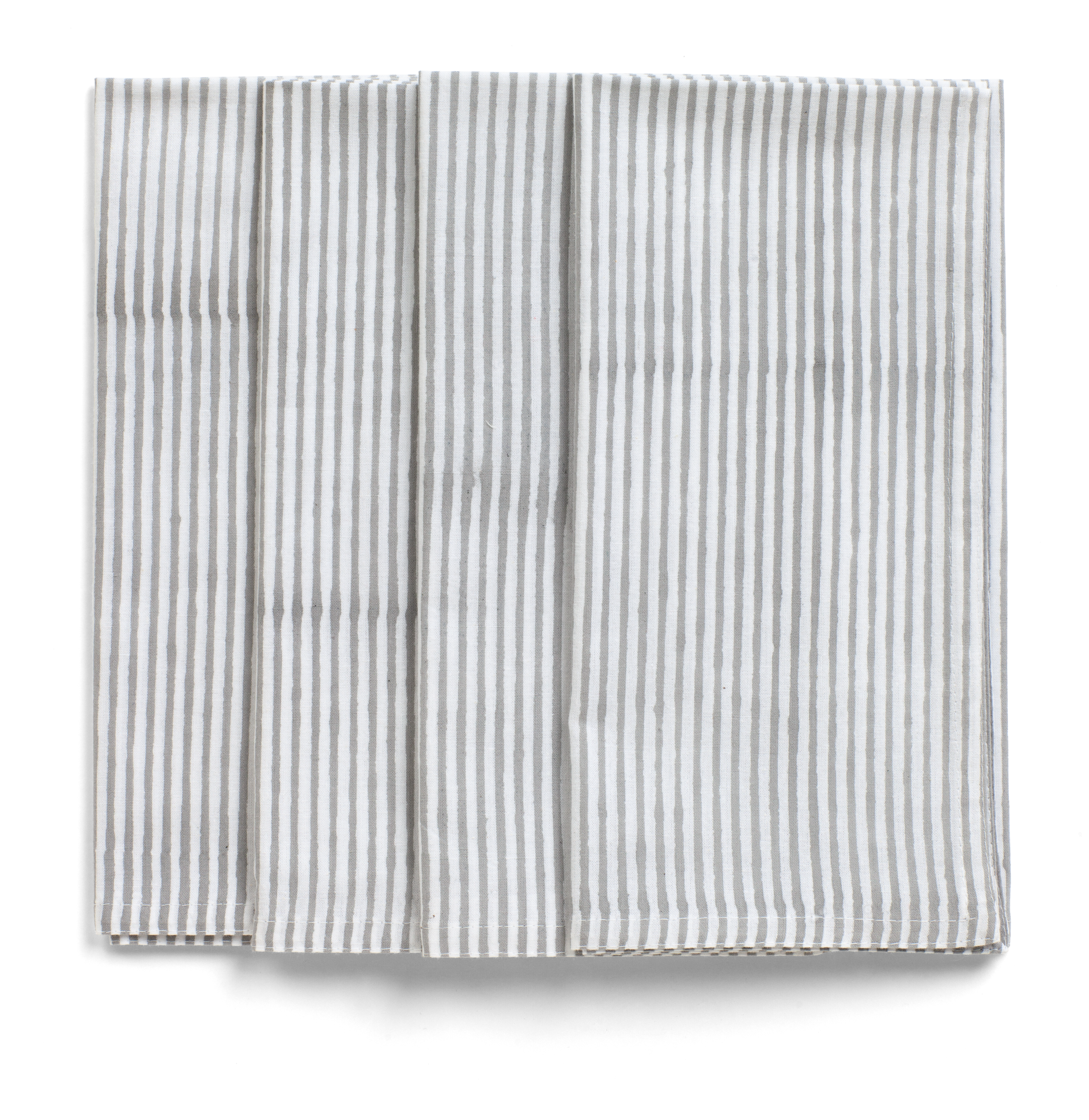 Stripe Napkins in Light Grey