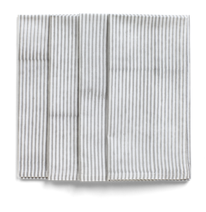 Stripe Napkins in Light Grey
