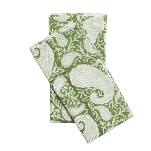Big Paisley® Napkins in Forest Green
