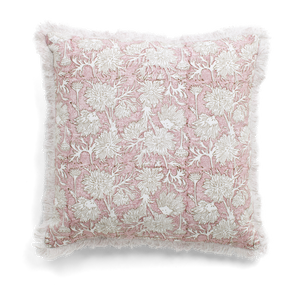 Waterlily Cushion in Fuchsia Rose