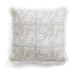 Waterlily Cushion in Cashmere Blue